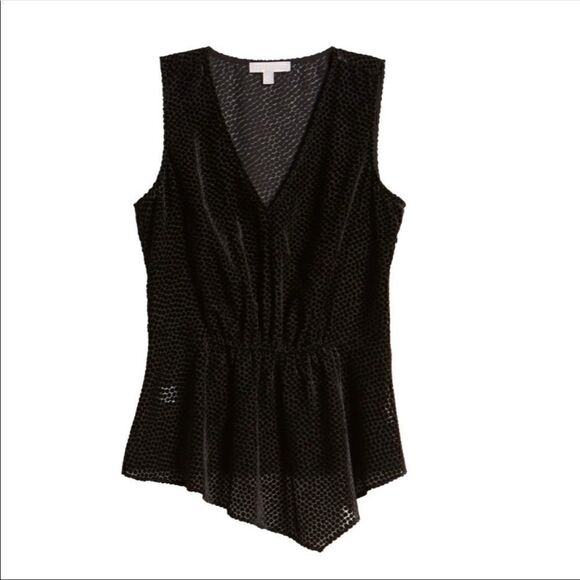 Chelsea28 Sleeveless Peplum Top, Size XS - Picture 3 of 8